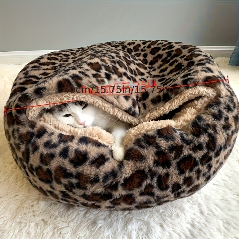 Enclosed for cat Bed | Secure and Warm Winter Shelter for Cats