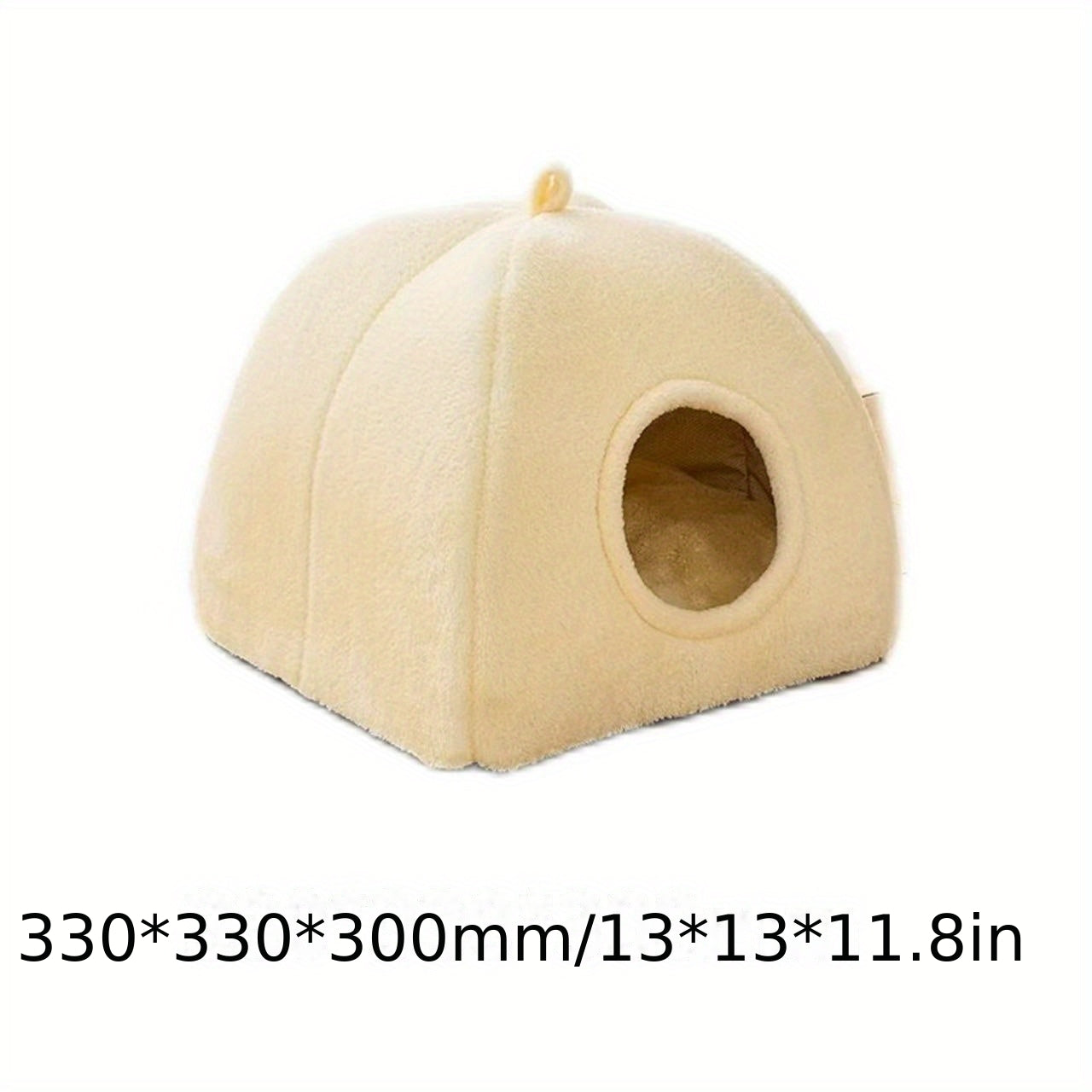 New Triangular Pet Bed, Closed Cat House, Pet Bed for Winter Warmth