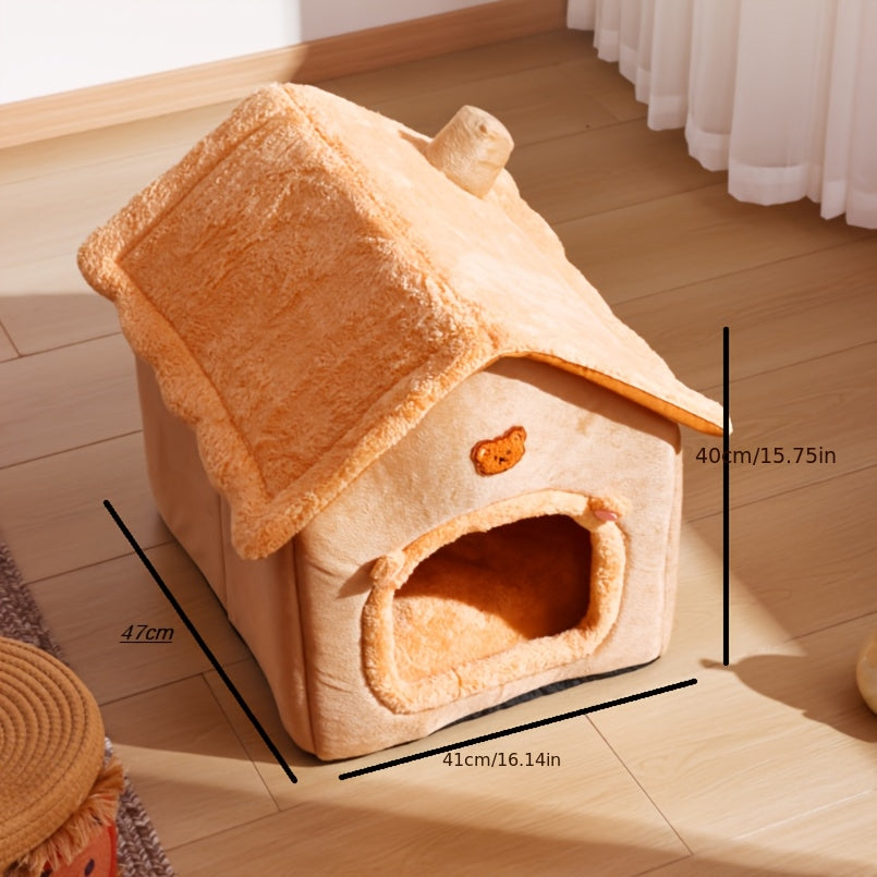 Warm Winter Cat House & Dog House