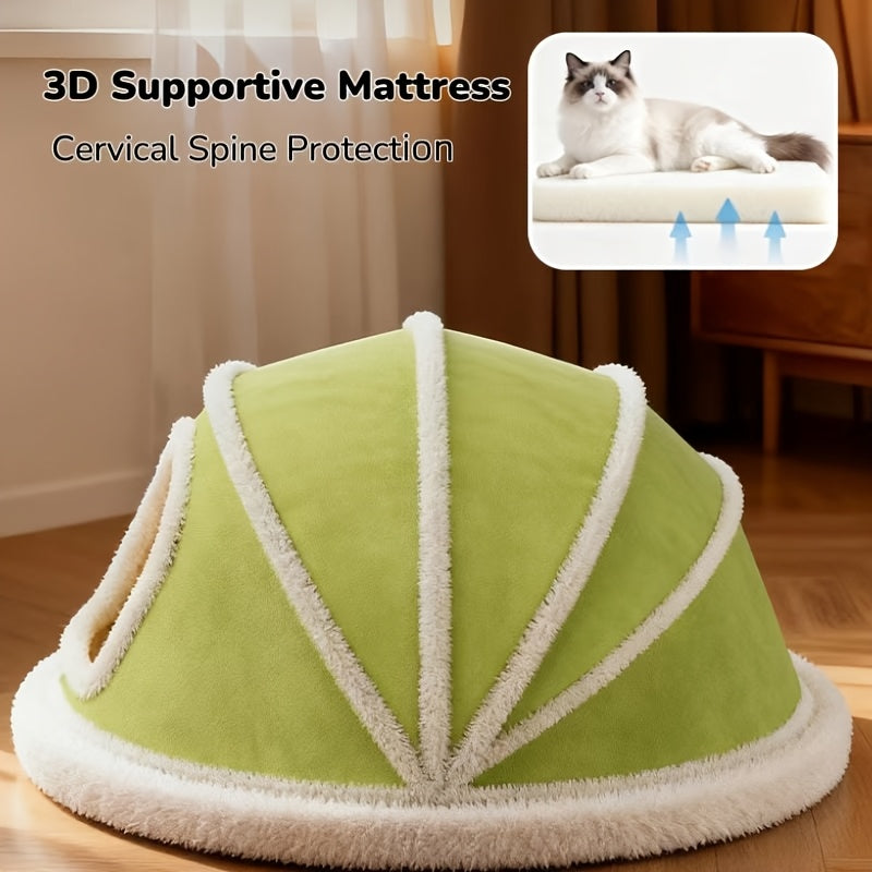 Cat Bed, Cat House, Pet Bed, Soft and Comfortable, Non-shedding