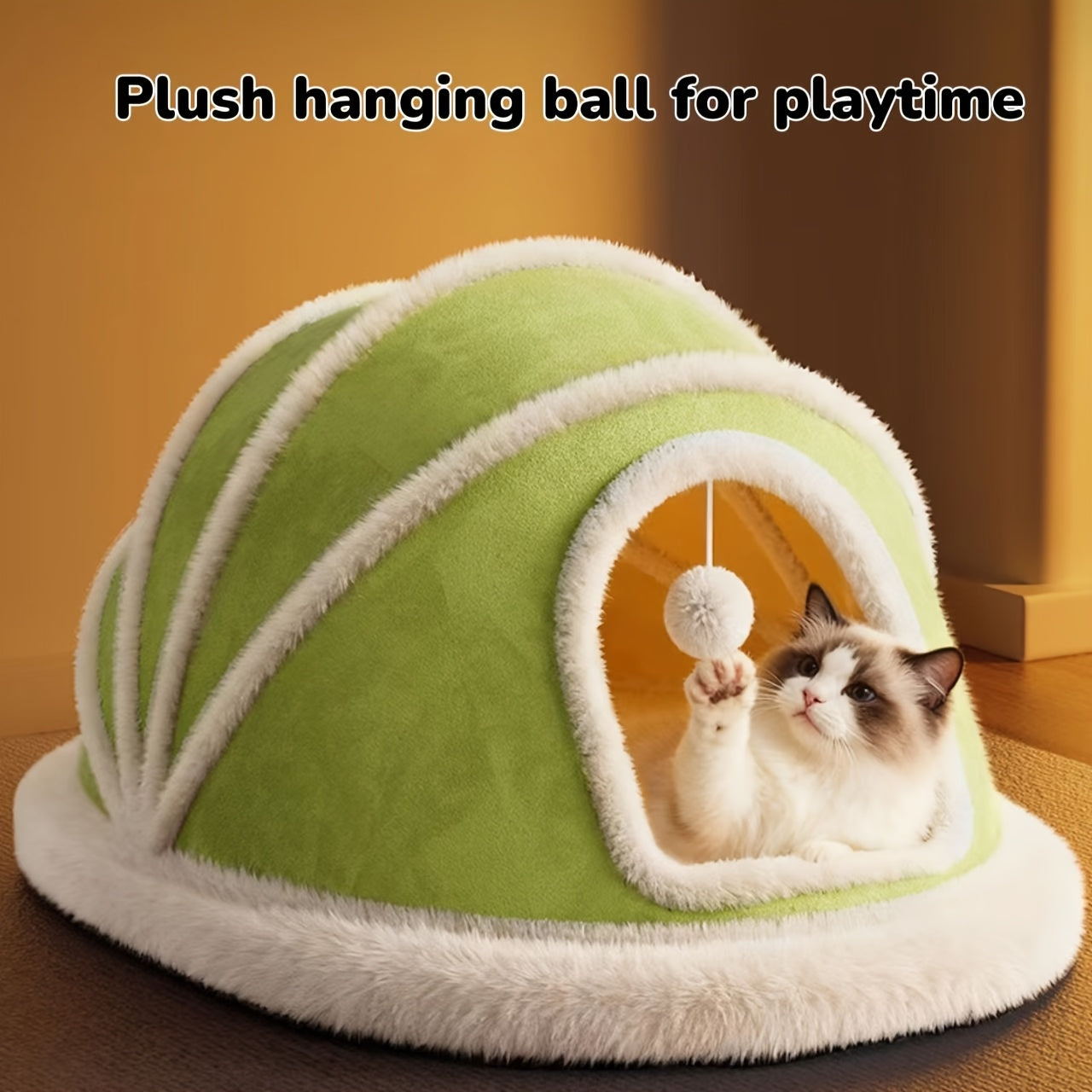 Cat Bed, Cat House, Pet Bed, Soft and Comfortable, Non-shedding