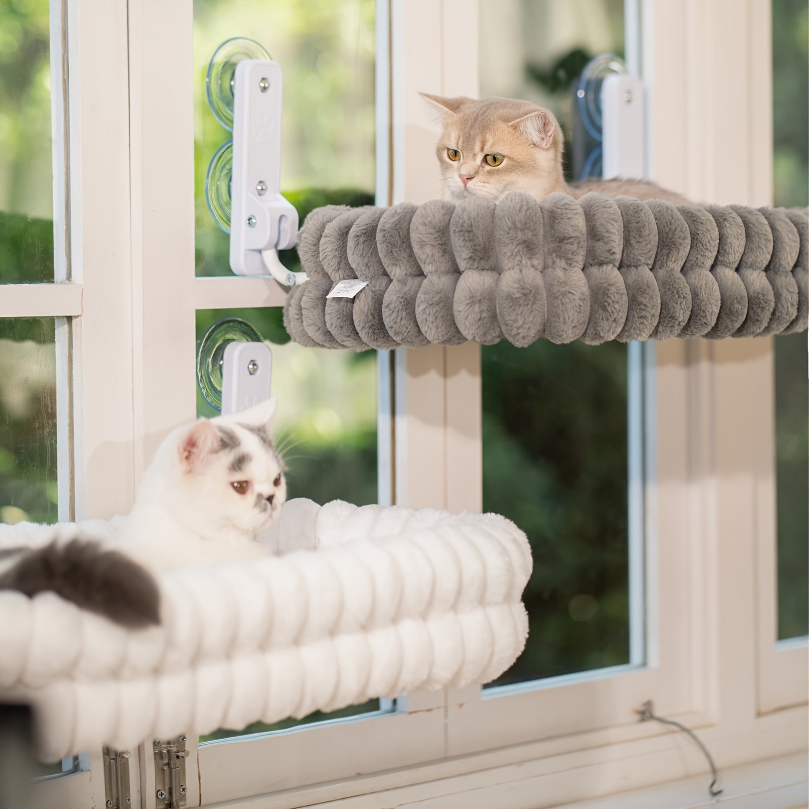 Cheerpals Cat Window Perch, a 27X15 Inch Double-Layer Foldable Pet