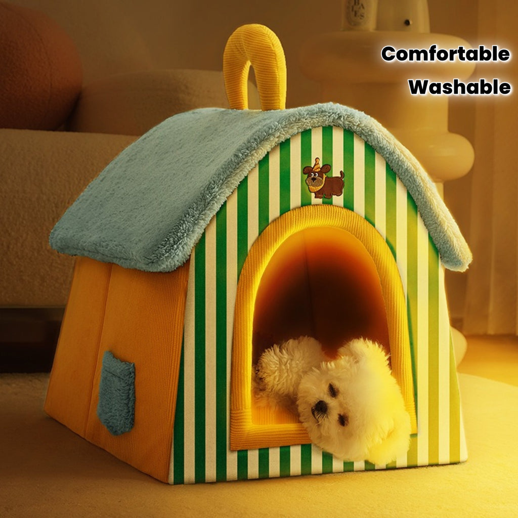 Pet Bed House for Cats and Dogs - Detachable and Washable for cat