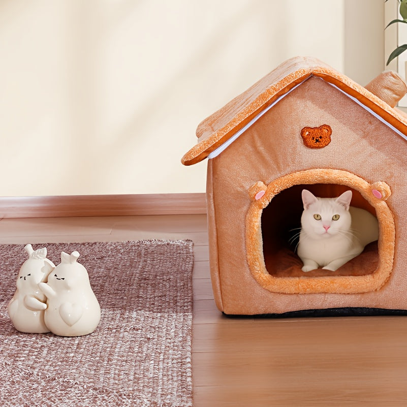 Warm Winter Cat House & Dog House
