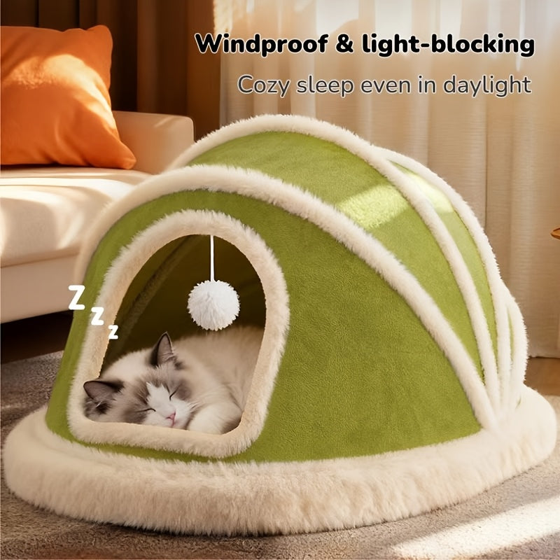 Cat Bed, Cat House, Pet Bed, Soft and Comfortable, Non-shedding
