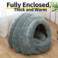 Caterpillar Pet House Bed | All-Season Fully Enclosed Dog  Cat Bed
