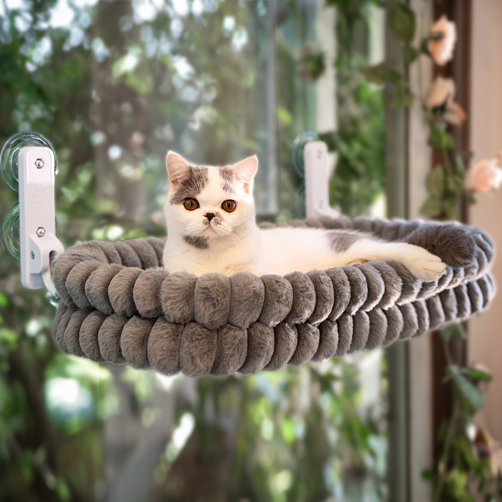 Cheerpals Cat Window Perch, a 27X15 Inch Double-Layer Foldable Pet